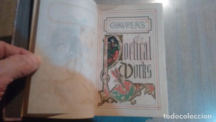 Libros antiguos: WILLIAM COWPERS - POEMS - Foto 3