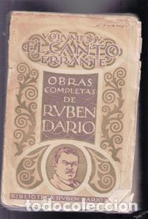Libros antiguos: El Canto Errante. Ruben Dario - Foto 1