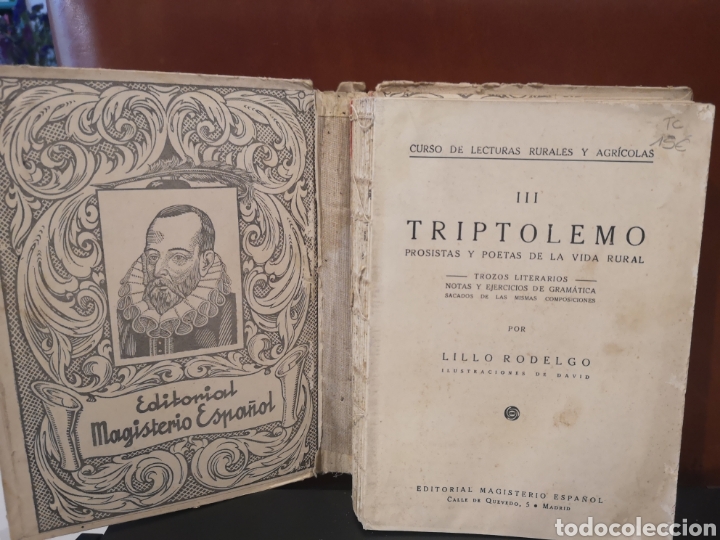 Libros antiguos: Triptolomeo. Lillo Rodelgo - Foto 1