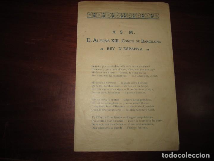 Libri antichi: AS.M. D.ALFONS XIII COMTE DE BARCELONA --REY DE ESPA&Ntilde;A--S/F JOAQUIM M. DE NADAL