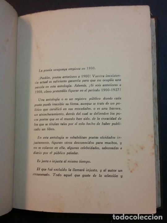 Libros antiguos: 1927 - Antología de la moderna poesía Uruguaya (1900 - 1927) - JORGE LUIS BORGES - Foto 4 - 303970243