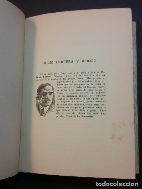 Libros antiguos: 1927 - Antología de la moderna poesía Uruguaya (1900 - 1927) - JORGE LUIS BORGES - Foto 5 - 303970243