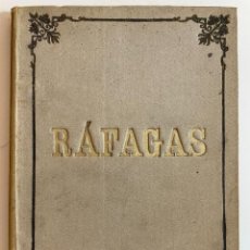 Libros antiguos: DOLORES DEL RÍO SÁNCHEZ-GRANADOS. RÁFAGAS, 1908. LIBRO Y CARTA CON DEDICATORIA DE LA AUTORA ORIGINAL. Lote 306621323