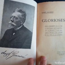 Libros antiguos: GLORIOSES. ANGEL GUIMERA. 1909.. Lote 306781368