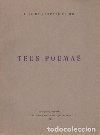 Libros antiguos: TEUS POEMAS - DE ANDRADE FILHO, LUIZ - A-POE-2153