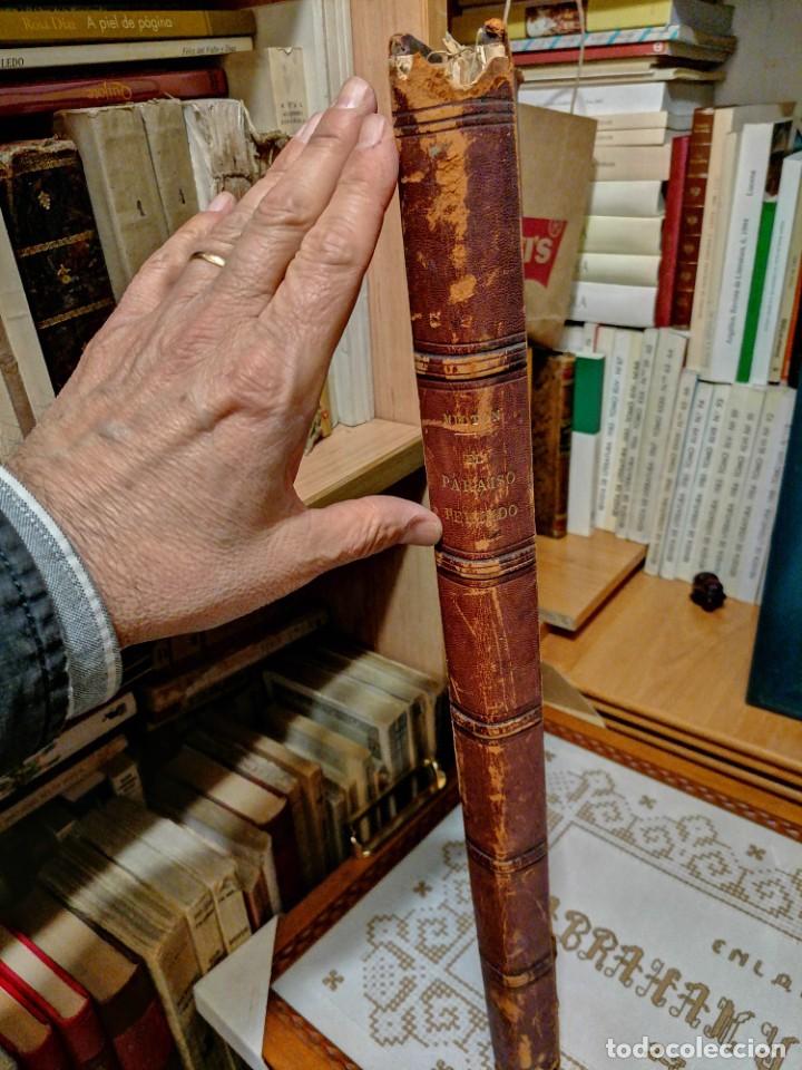 Libros antiguos: Para&iacute;so perdido, de Milton - Foto 2