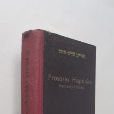 Libros antiguos: PROSARIO HISPANICO CONTEMPORANEO - MANUEL MARIN SANCHO - AÑO 1934. Lote 345955703