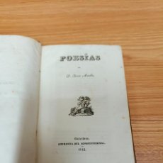 Livros antigos: POESÍAS-JUAN AROLAS-1842BARCELONA-DEL CONSTITUCIONAL-POESÍA-LITERATURA. Lote 349656024