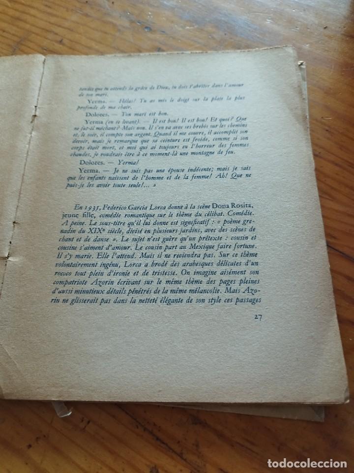 Libros antiguos: Garc&iacute;a Lorca. El Romancero Gitano ( Gitan) en franc&eacute;s. 1944. - Foto 6