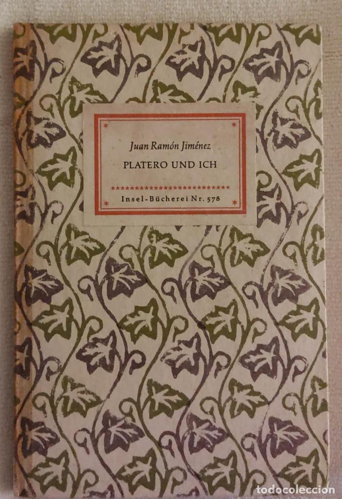 Libros antiguos: PLATERO UND ICH. - Foto 1
