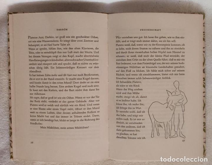 Libros antiguos: PLATERO UND ICH. - Foto 3