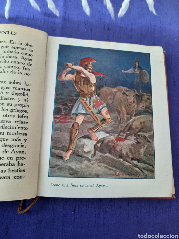 Libros antiguos: Historias de Sofocles. Editorial Araluce 1927. - Foto 6