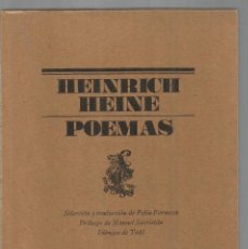 Livres anciens: HEINRICH HEINE. POEMAS. POESIA. LUMEN. Lote 360288750