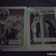 Libros antiguos: RAMON DE CAMPOAMOR. LOTE DE 2 LIBROS DE JOYAS DE LA LITERATURA UNIVERSAL. LOS PEQUEÑOS POEMAS / DOLO. Lote 363533265