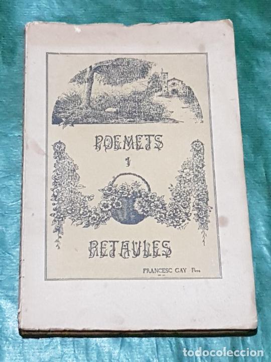 Antiquarische B&uuml;cher: POEMETS I RETAULES . FRANCESC GAY PVRE - TIP.LA ECONOMICA GIRONA 1924