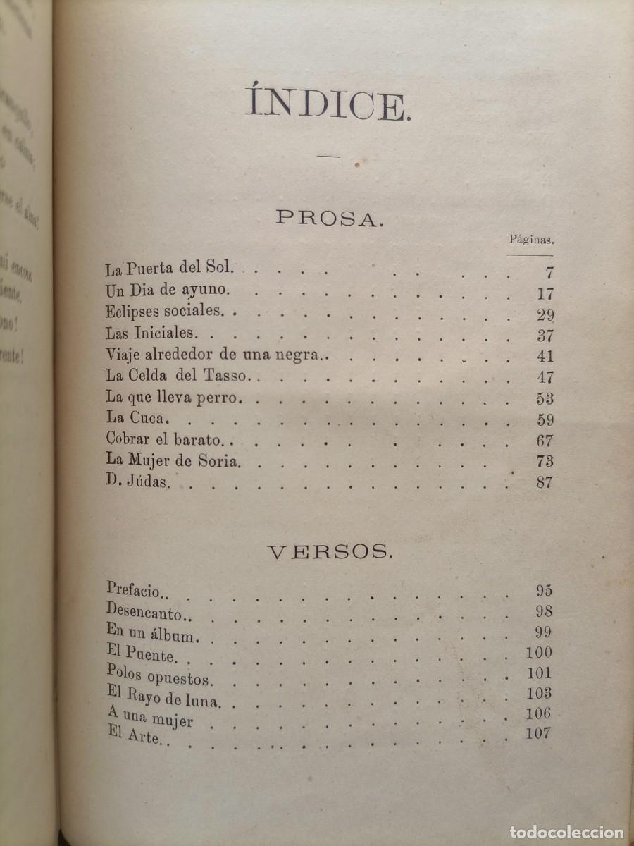 Libros antiguos: Letra Menuda Manuel del Palacio 1877 - Foto 10
