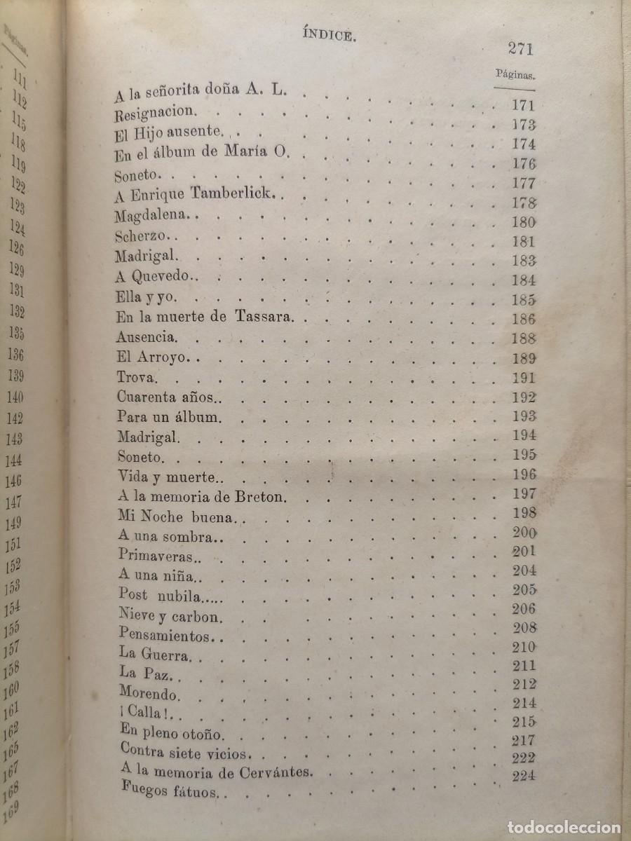 Libros antiguos: Letra Menuda Manuel del Palacio 1877 - Foto 12