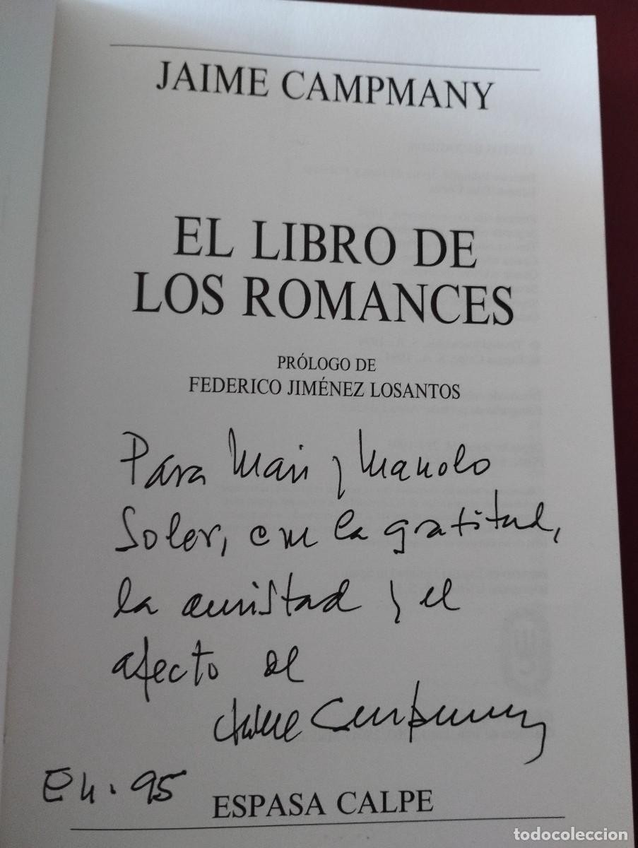 Libros antiguos: JAIME COMPMANY EL LIBRO DE LOS ROMANCES - Foto 2