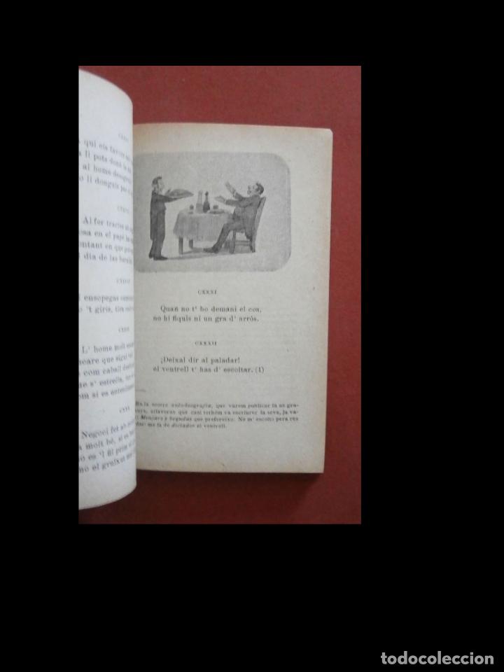 Libros antiguos: Una grossa de pensaments en vers... Albert Llanas - Foto 2