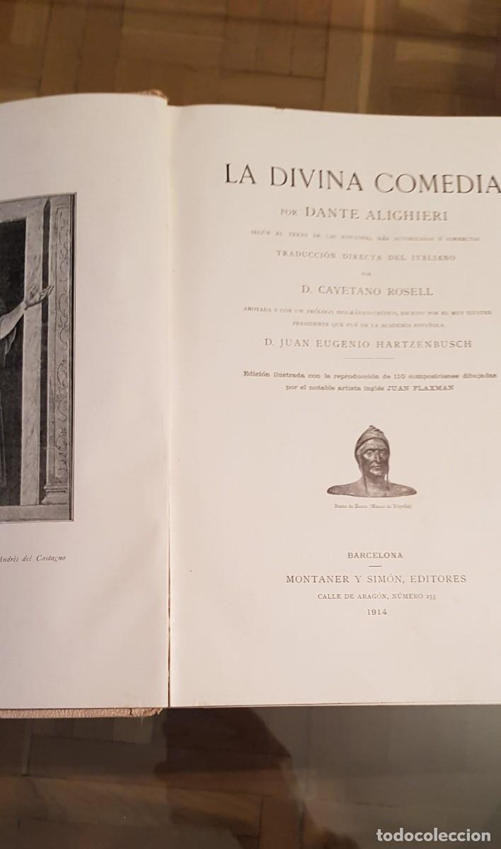 Libros antiguos: La Divina Comedia - Dante - Foto 3