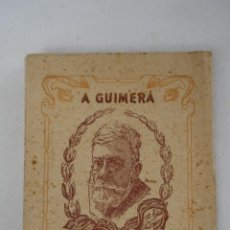 Libros antiguos: A GUIMERA. 1924. EDICIO D'HOMENATGE. MATARO AL MESTRE. SEGARRA, GUAL, CARNER, LOPEZ PICO. Lote 399209609