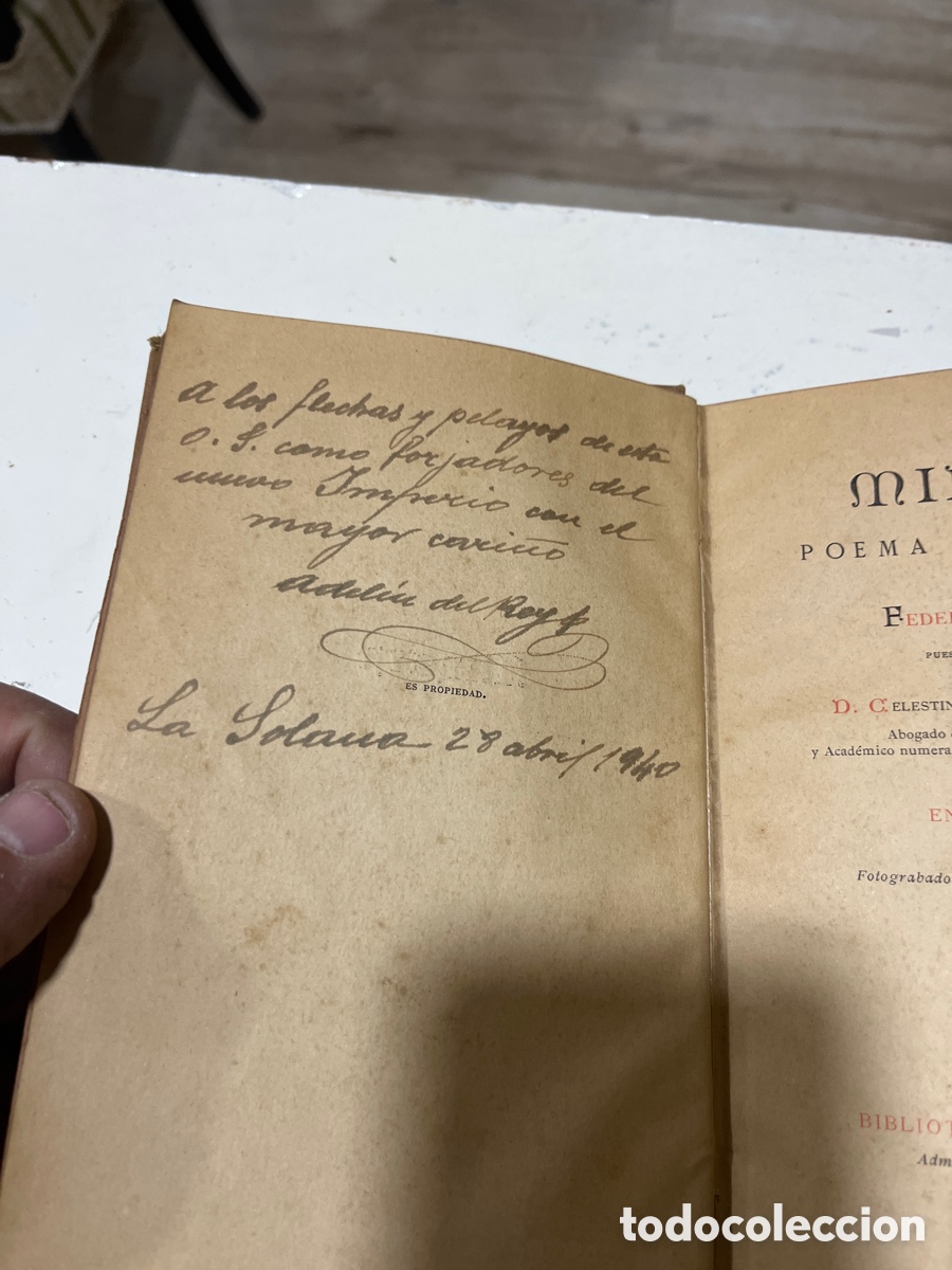 Libros antiguos: Libro de poema provenzal - Foto 3