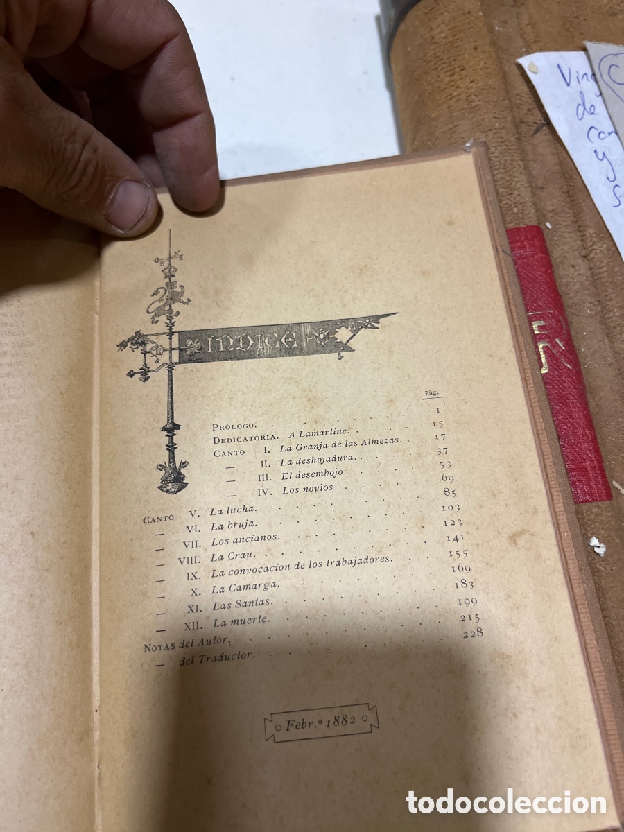 Libros antiguos: Libro de poema provenzal - Foto 6