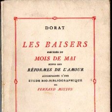 Libros antiguos: DORAT . LES BAISERS (PARIS, 1931) INTONSO - NUMERADO