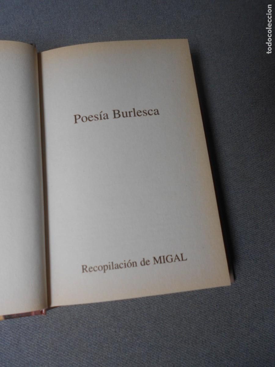 Libros antiguos: POESIA BURLESCA - Foto 2
