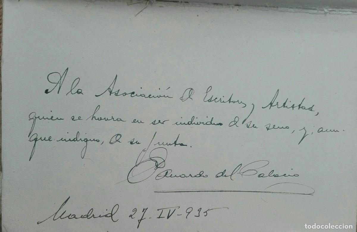 Libros antiguos: Espuma, Eduardo L. del Palacio - Foto 2