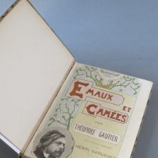 Libros antiguos: EMAUX ET CAMÉES. THÉOPHILE GAUTIER. CENT DIX AQUARELLES PARA HENRI CARUCHET. PARIS 1895