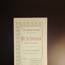 Libros antiguos: JOSÉ ANTONIO BALBOTÍN: DE LA TIERRUCA (POESÍAS MONTAÑESAS) (1912)