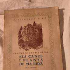 Libros antiguos: 1926 POESIA CATALANA