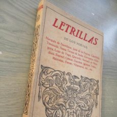 Libros antiguos: LETRILLAS DE LOS POETAS-VV.AA.-CLÁSICOS ESPAÑOLES-PROMETEO-S/F.