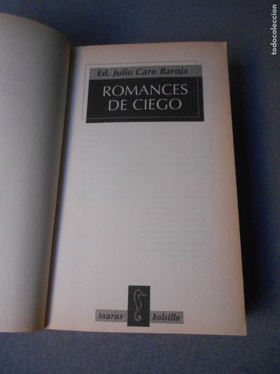 Libros antiguos: ROMANCES DE CIEGO - Foto 2