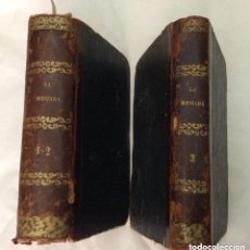 Libros antiguos: FEDERICO G. KLOPSTOCK LA MESIADA, POEMA ÉPICO IMPRENTA DE LA ESPERANZA, MADRID, 1860. 3TOMOS, 2 VOL.