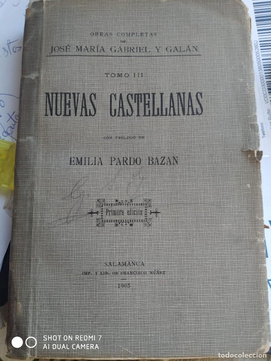 Libros antiguos: nuevas castellanas 1905 - Foto 1