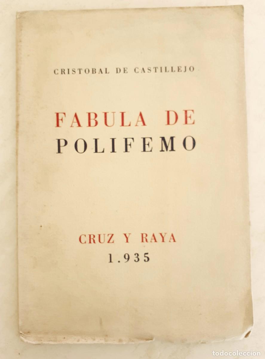 Libros antiguos: F&Aacute;BULA DE POLIFEMO. Crist&oacute;bal de Castillejo - Foto 1