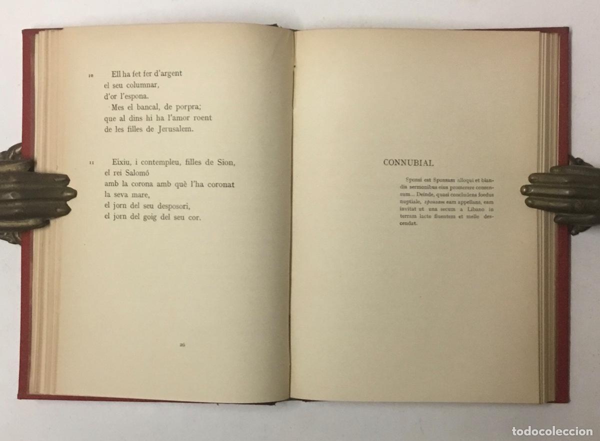 Libros antiguos: EL C&Agrave;NTIC DELS C&Agrave;NTICS DE SALOM&Oacute;. - CLASCAR, Frederic. - Foto 3