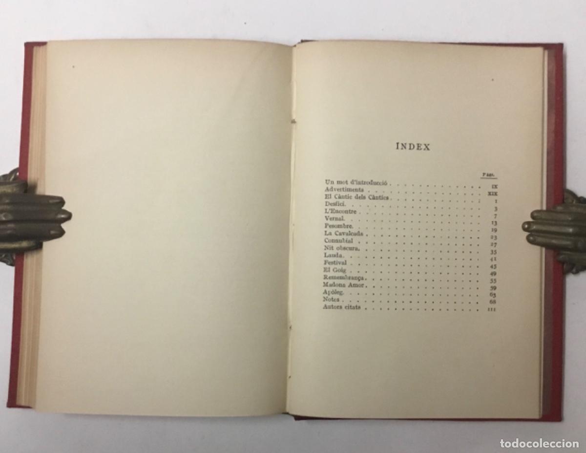 Libros antiguos: EL C&Agrave;NTIC DELS C&Agrave;NTICS DE SALOM&Oacute;. - CLASCAR, Frederic. - Foto 5