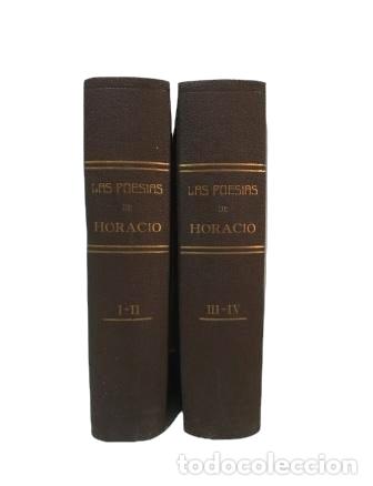 Libros antiguos: LAS POES&Iacute;AS DE HORACIO TRADUCIDAS EN VERSOS CASTELLANOS (1844)