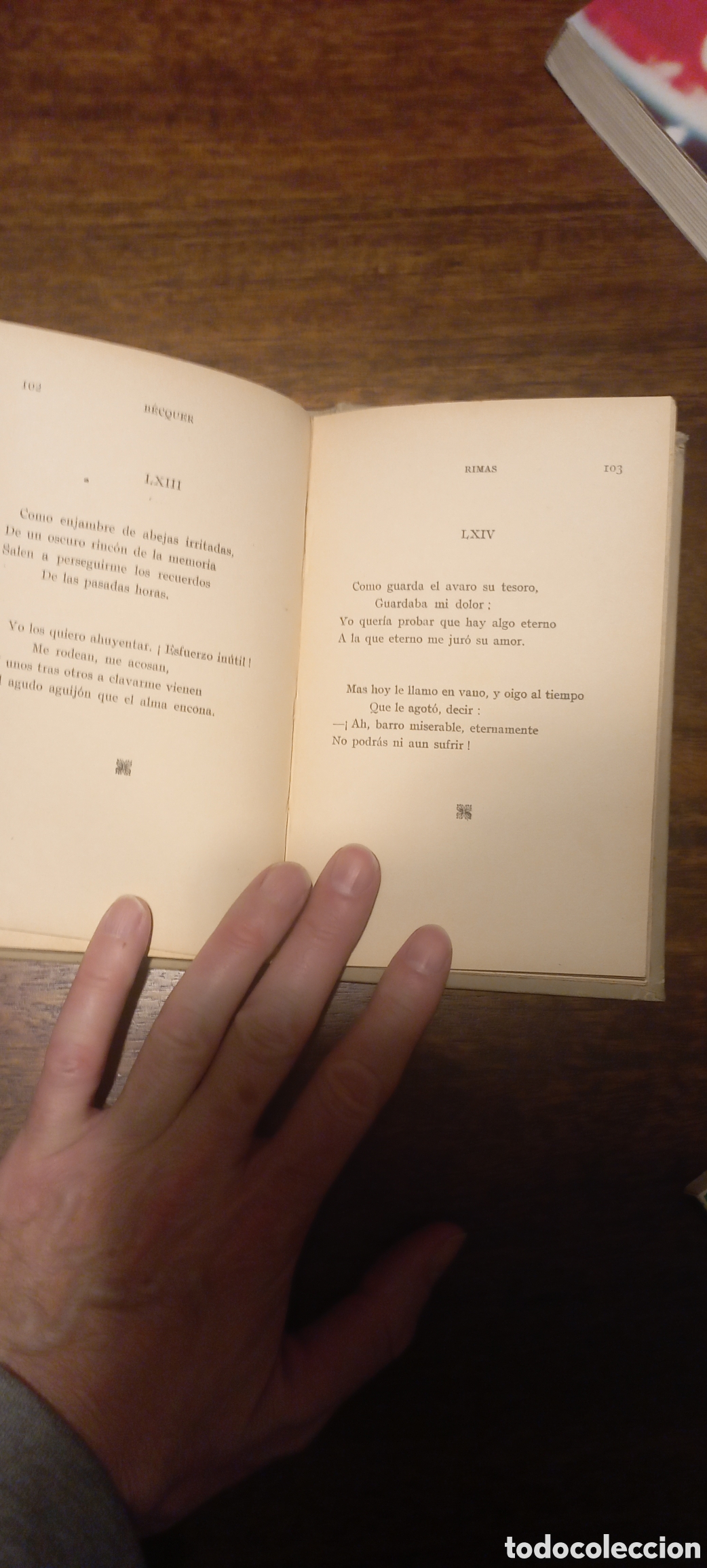 Libros antiguos: Rimas, Gustavo Adolfo B&eacute;cquer - Foto 2