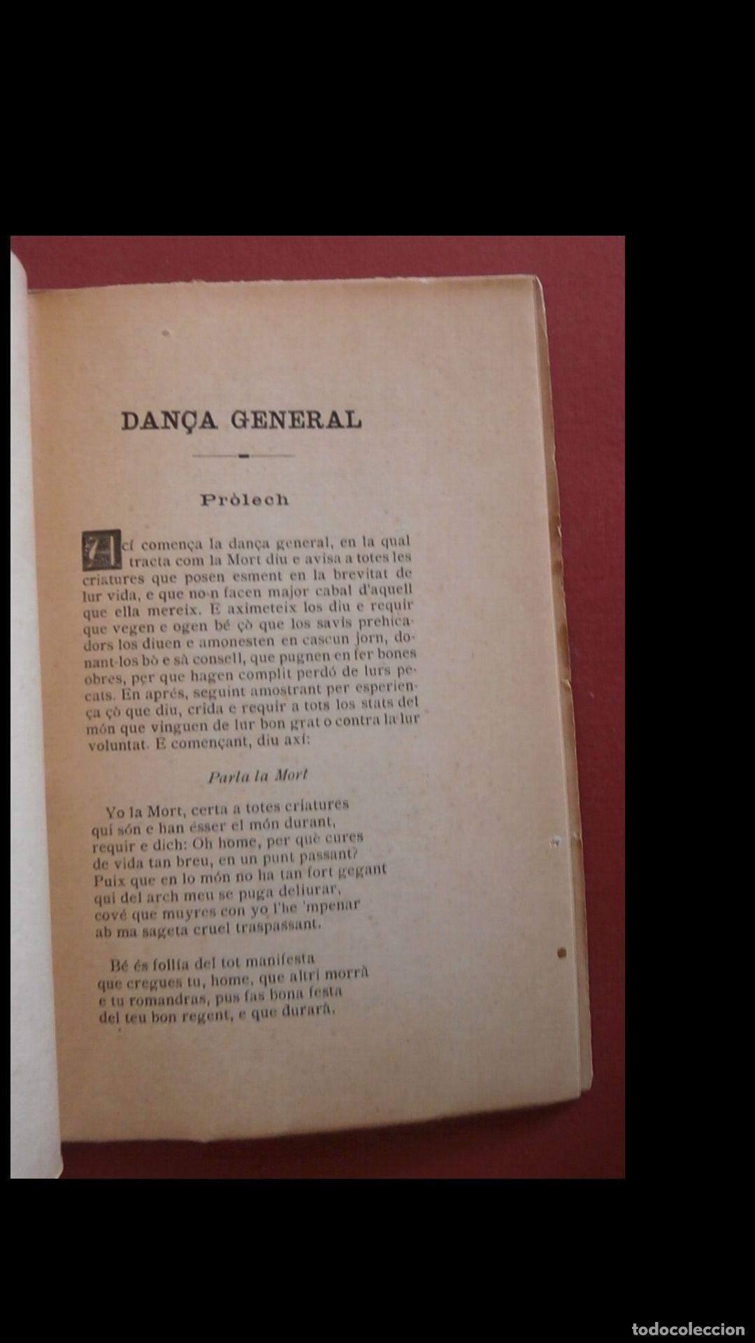 Libros antiguos: La dan&ccedil;a de la mort. Cobles Devotes - Foto 2