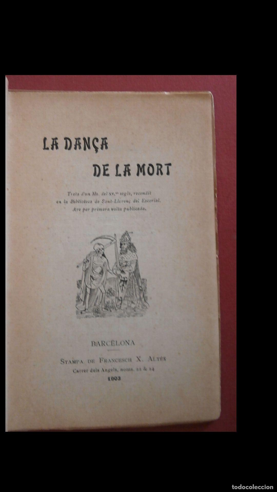 Libros antiguos: La dan&ccedil;a de la mort. Cobles Devotes - Foto 5