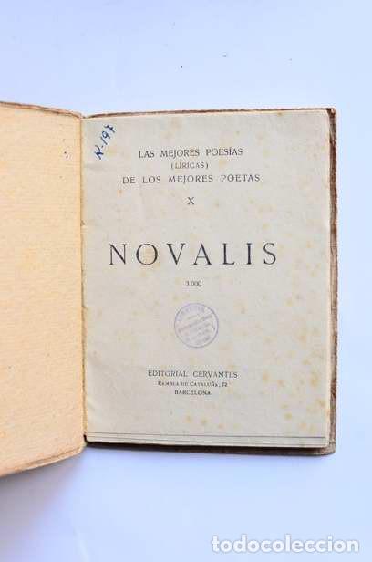 Libros antiguos: Novalis - NOVALIS - Foto 2