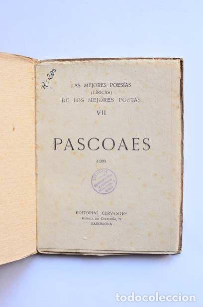 Libros antiguos: Pascoaes - PASCOAES, Teixeira de - Foto 2