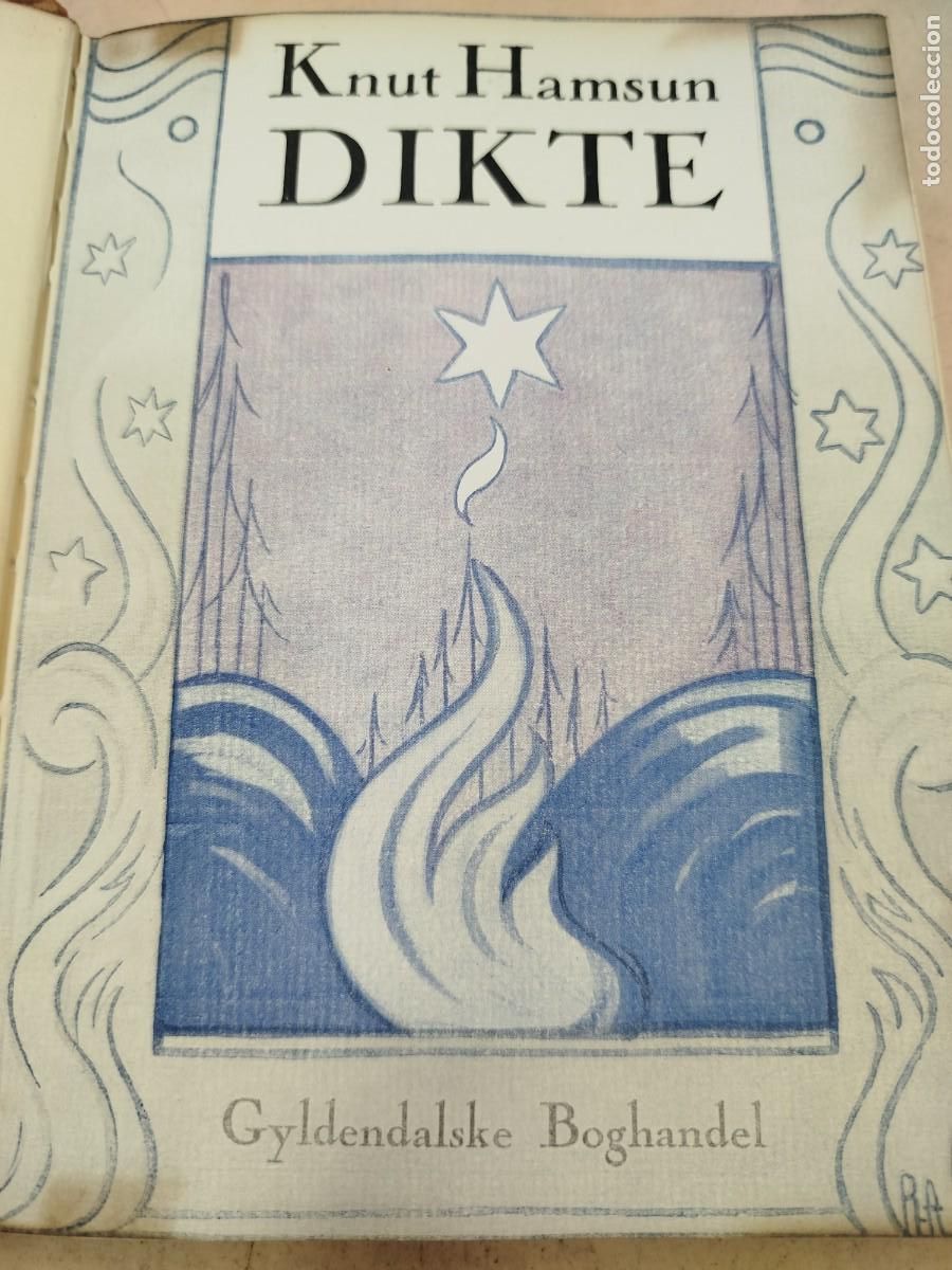 Libros antiguos: DIKTE KNUT HAMSUN 1921 - Foto 1