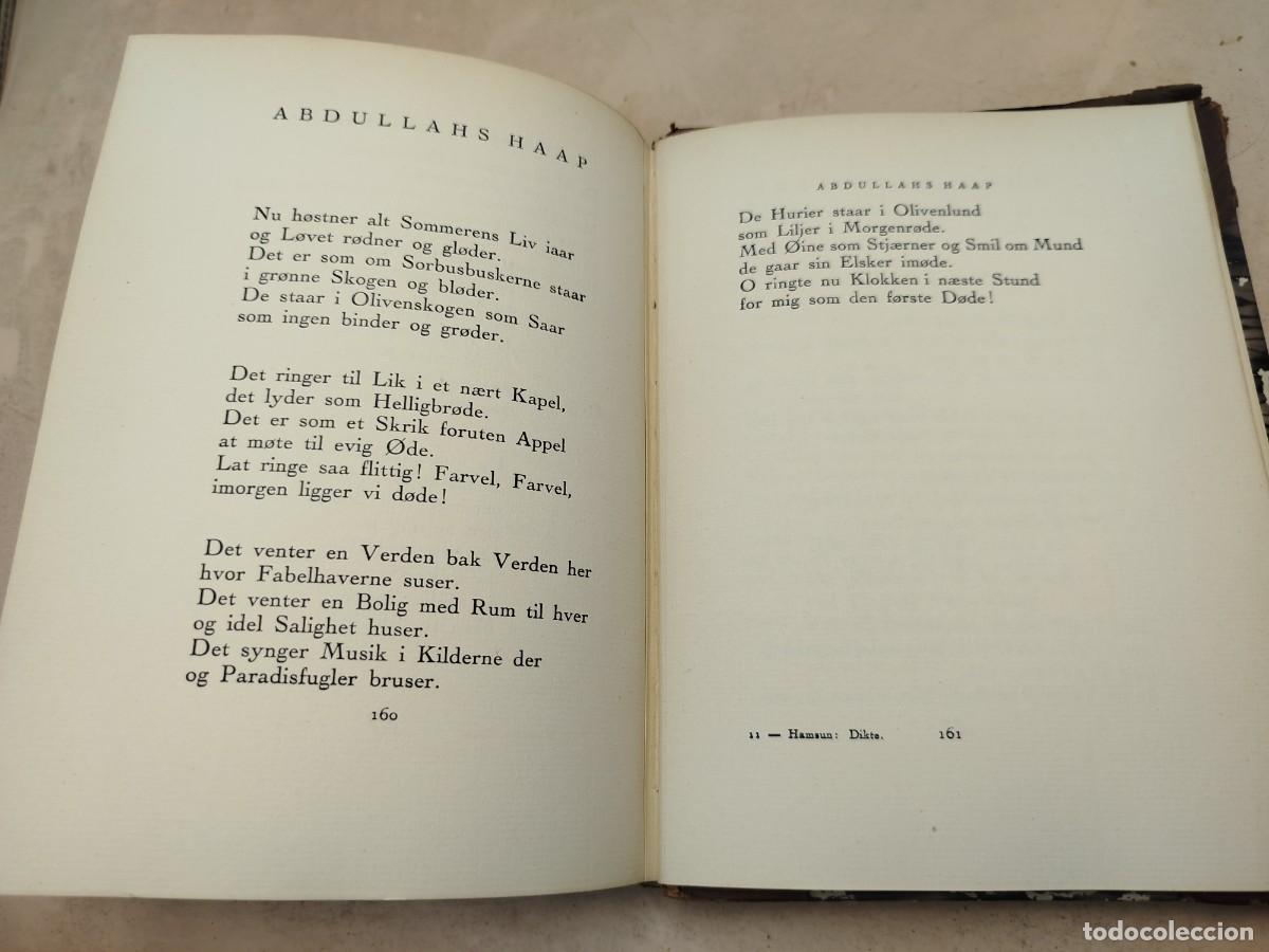 Libros antiguos: DIKTE KNUT HAMSUN 1921 - Foto 11