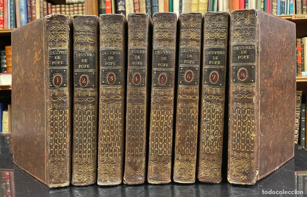 Libros antiguos: Alexandre Pope . Oeuvres Complettes - Foto 1