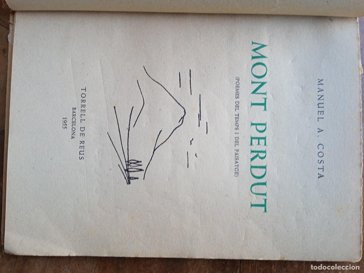 Libros antiguos: Mont perdut. Manuel A. Costa. 1936 - Foto 2